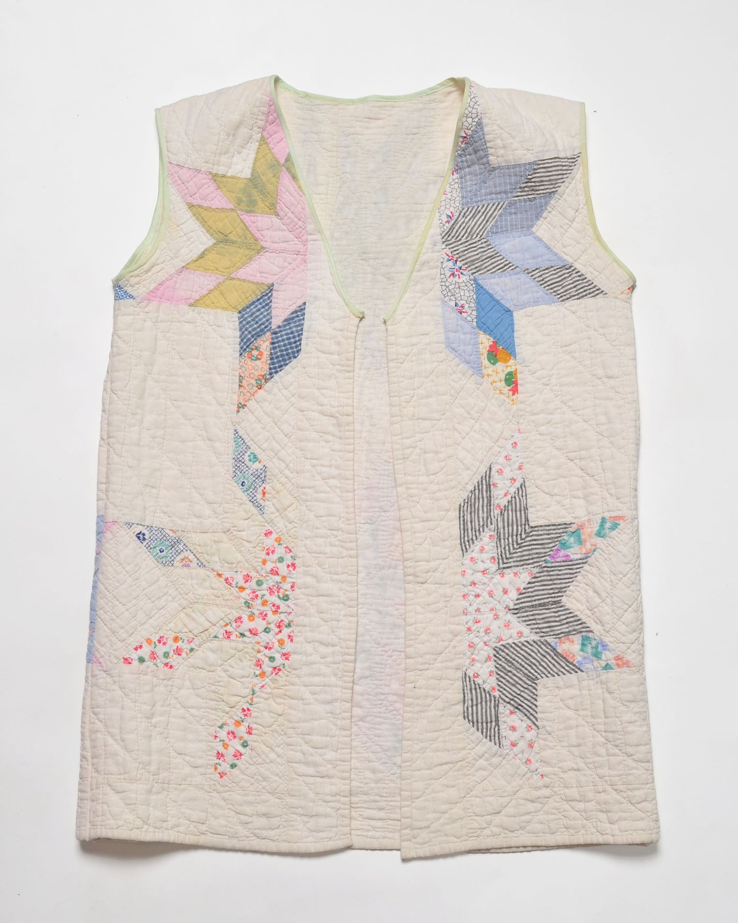 Savvy Stars Long Quilt Vest (XS)