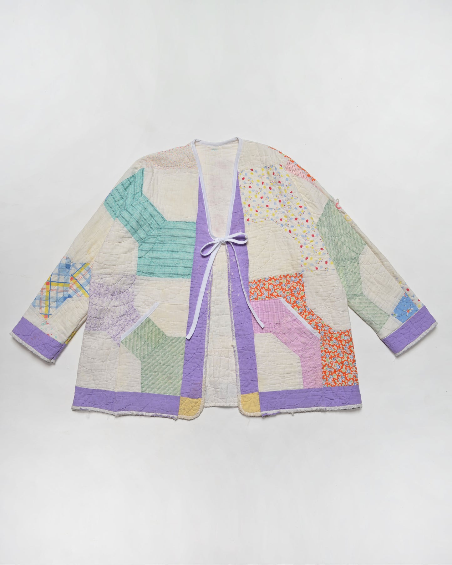 Bowtie Quilt Oversized Jacket (M)