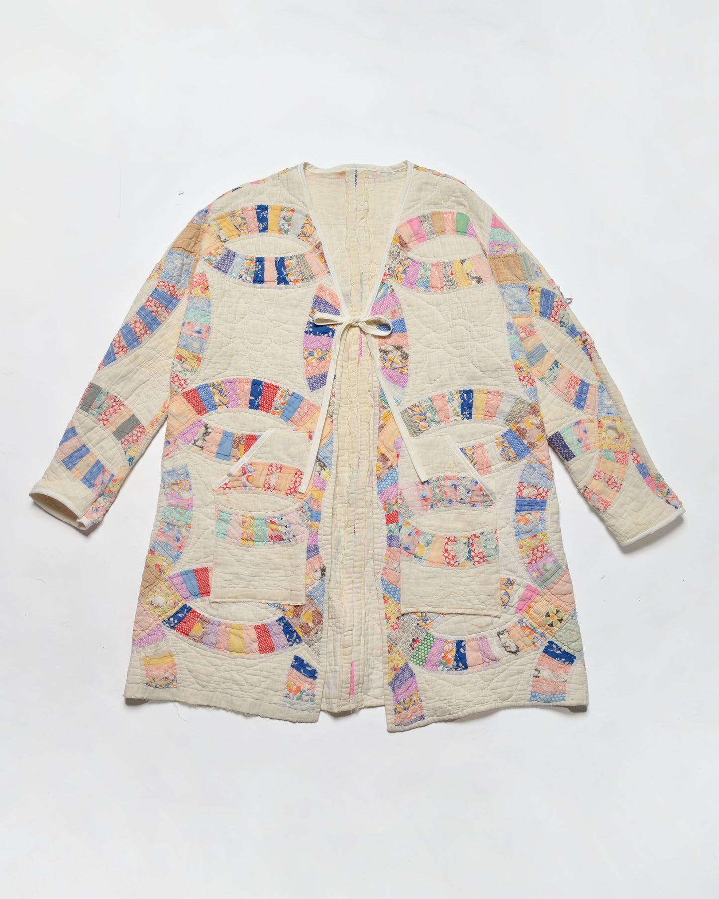 Wedding Ring Quilt Long Coat ( )