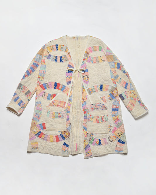 Wedding Ring Quilt Long Coat ( )