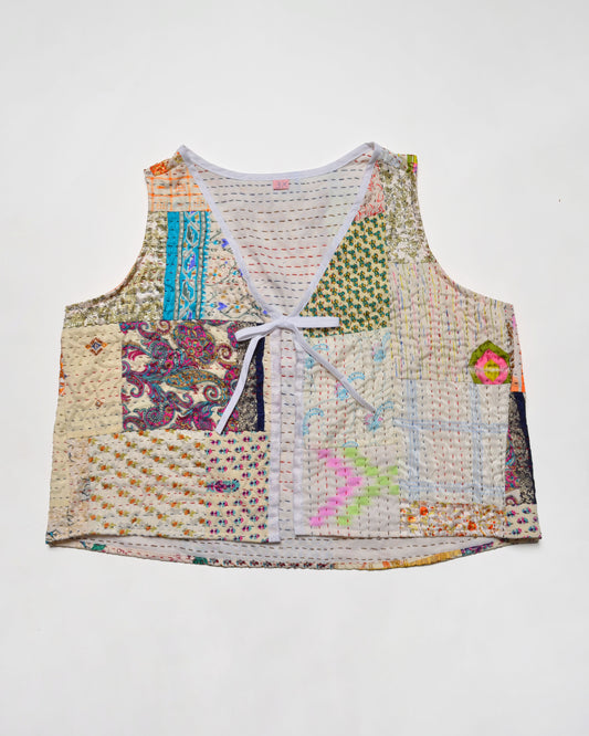 Upcycled Kantha Vest (2X) (3X) Duplicate and delete other photos when ready