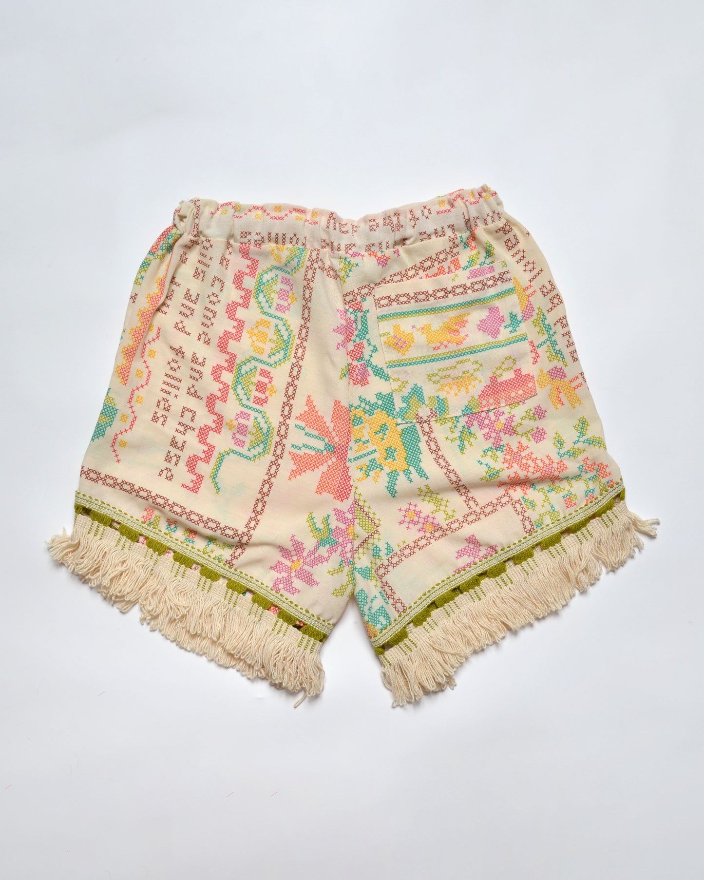 Fringe Tablecloth Tank & Shorts Set (M)