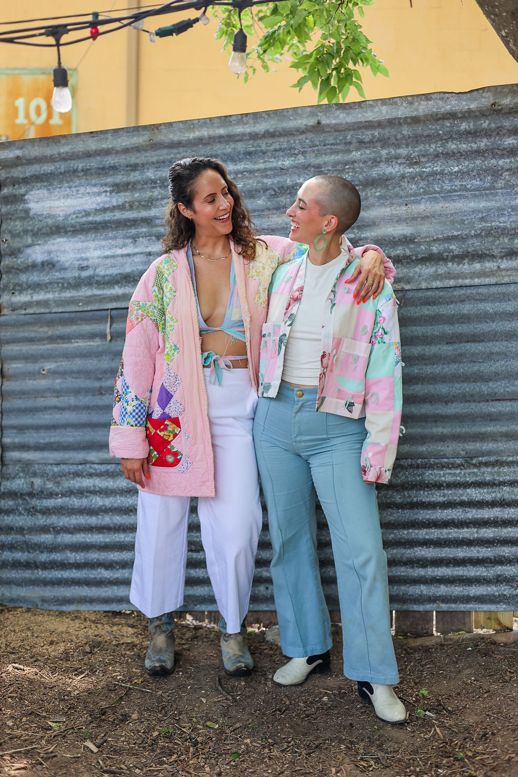 Sweet Roses Cropped Quilt Jacket (S)