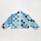 Baby Blue Quilt Cropped Jacket #2 (S)