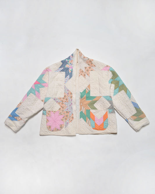 Savvy Stars Cropped Quilt Jacket ( )