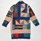 Cozy Cabin Chevron Quilted Long Coat (XS)