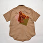 Upcycled Military Uniform Shirt (M)