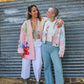 Sweet Roses Cropped Quilt Jacket (S)