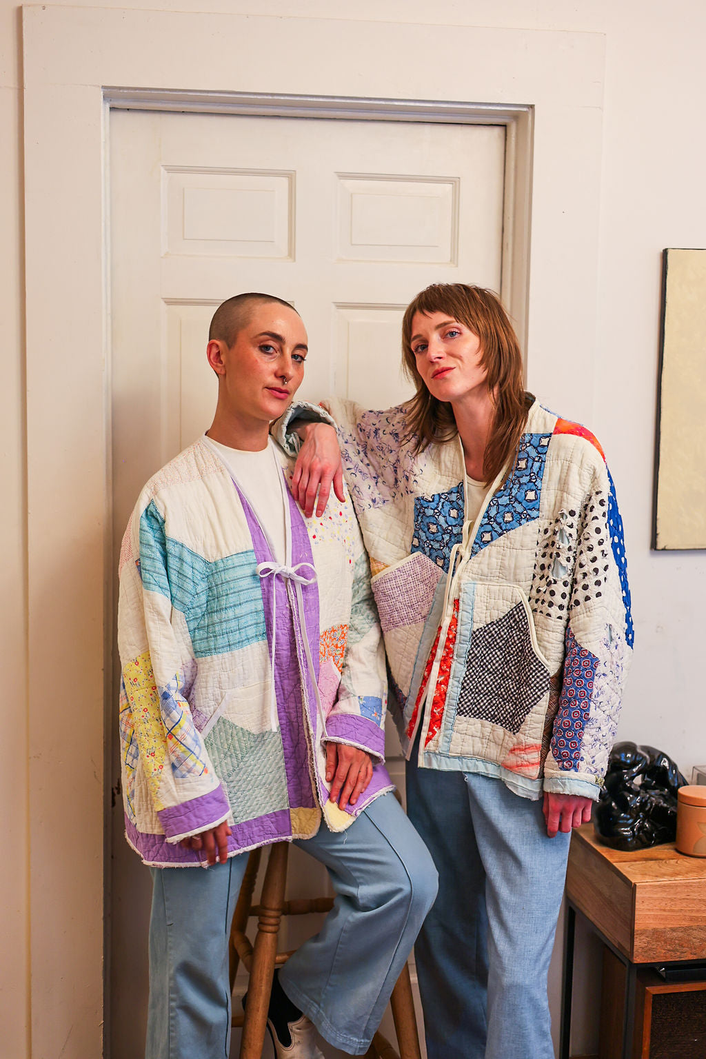Loved to Pieces Quilt Jacket #2 (M)